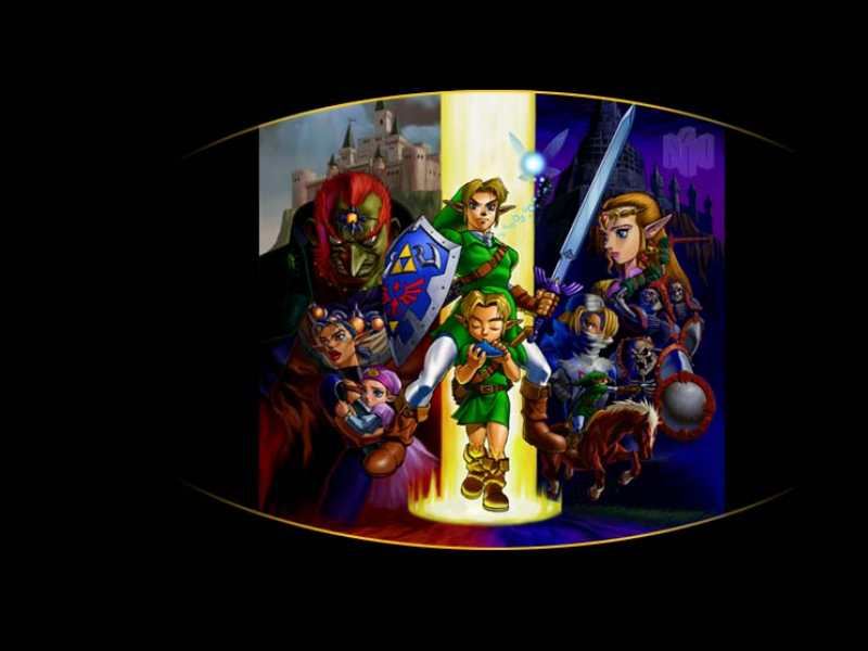 Zelda V Ocarina of Time Wallpaper. Size: 44kb. By: Nintendo