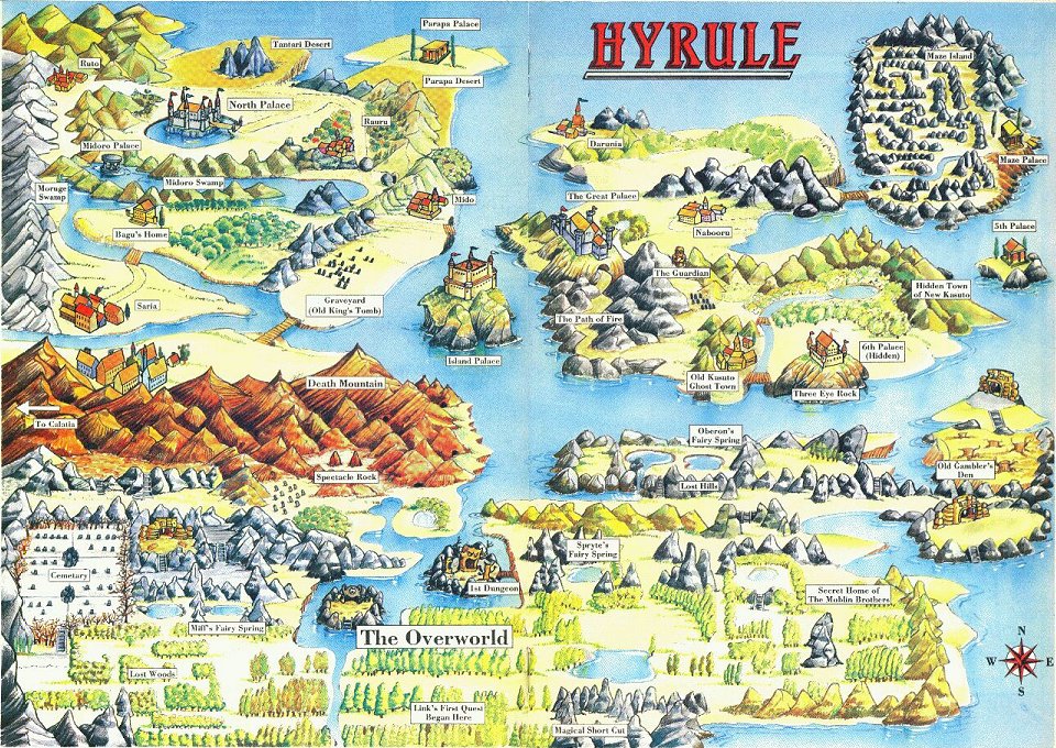 Map of Hyrule