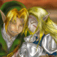 Link and Zelda
