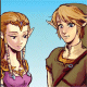 Link and Zelda